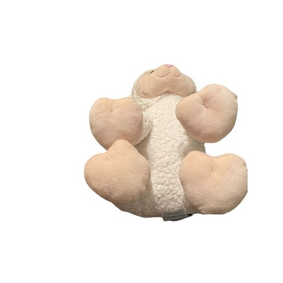 Build-A-Bear Workshop White Tan Hooves Lamb Sheep Plush Stuffed Toy - Picture 10 of 15